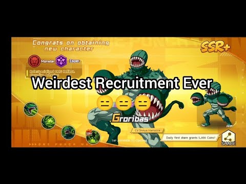 SSR+ [Awaken] Groribas Recruitment, One Punch Man The Strongest