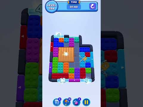 Color Block Jam Level 394 Solution Walkthrough #colorblockjam #gaming #colorblockjamgame #games