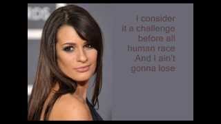 Glee - We Are The Champions LYRICS