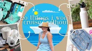20 Things I Won't Cruise Without!!! WHAT TO PACK FOR YOUR CRUISE!!!