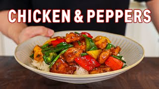 The Easiest Chicken & Vegetable Stir-Fry in 20 Minutes l Chicken and Peppers