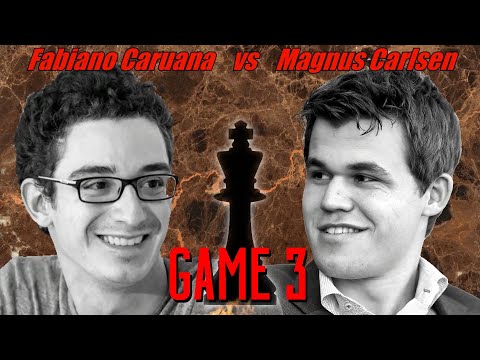 Caruana vs Carlsen - WCCM 2018 - Game 3 - Repetita NON Iuvant