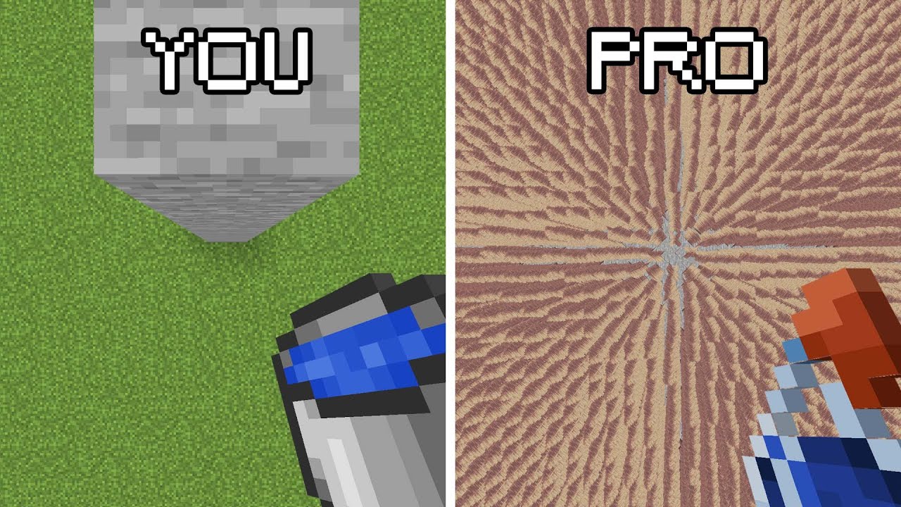 how different players do MLG water bucket