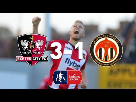 Exeter City 3 Heybridge Swifts 1 (5/11/17) FA Cup first round highlights
