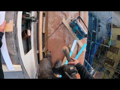 Fledermausgauben einlatten  - Biberschwanz Ochsenauge - Teil 15