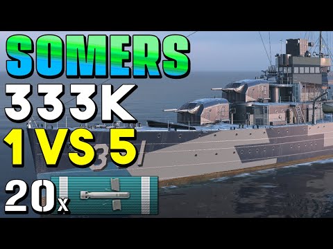 Somers against 5 Ships