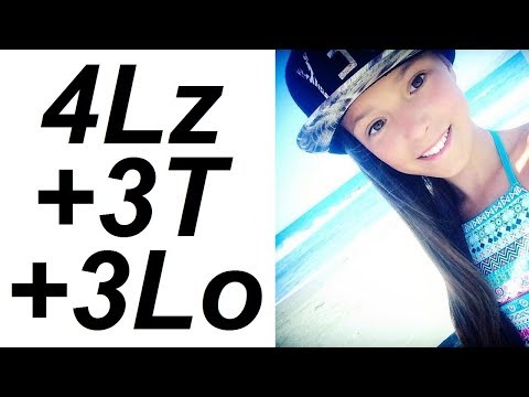 Anna SCHERBAKOVA - 4Lz+3T+3Lo (practice, 06/2018)