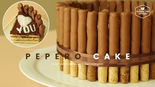빼빼로데이♥초코 생크림 케이크 만들기 : How to make Pepero Day Chocolate Cake : ペペロ チョコケーキ -Cookingtree쿠킹트리