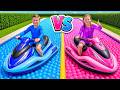 Girls Vs Boys Challenges Pink Vs Blue And More