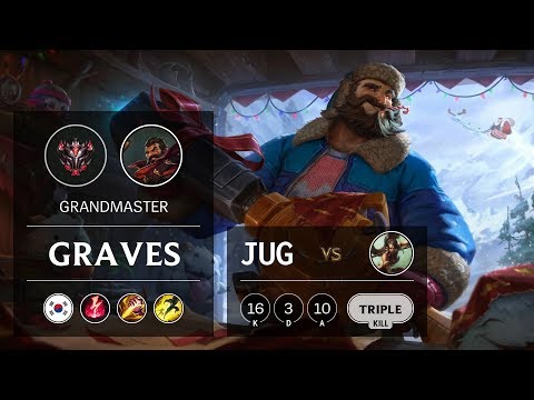 Graves Jungle vs Nidalee - KR Grandmaster Patch 9.9