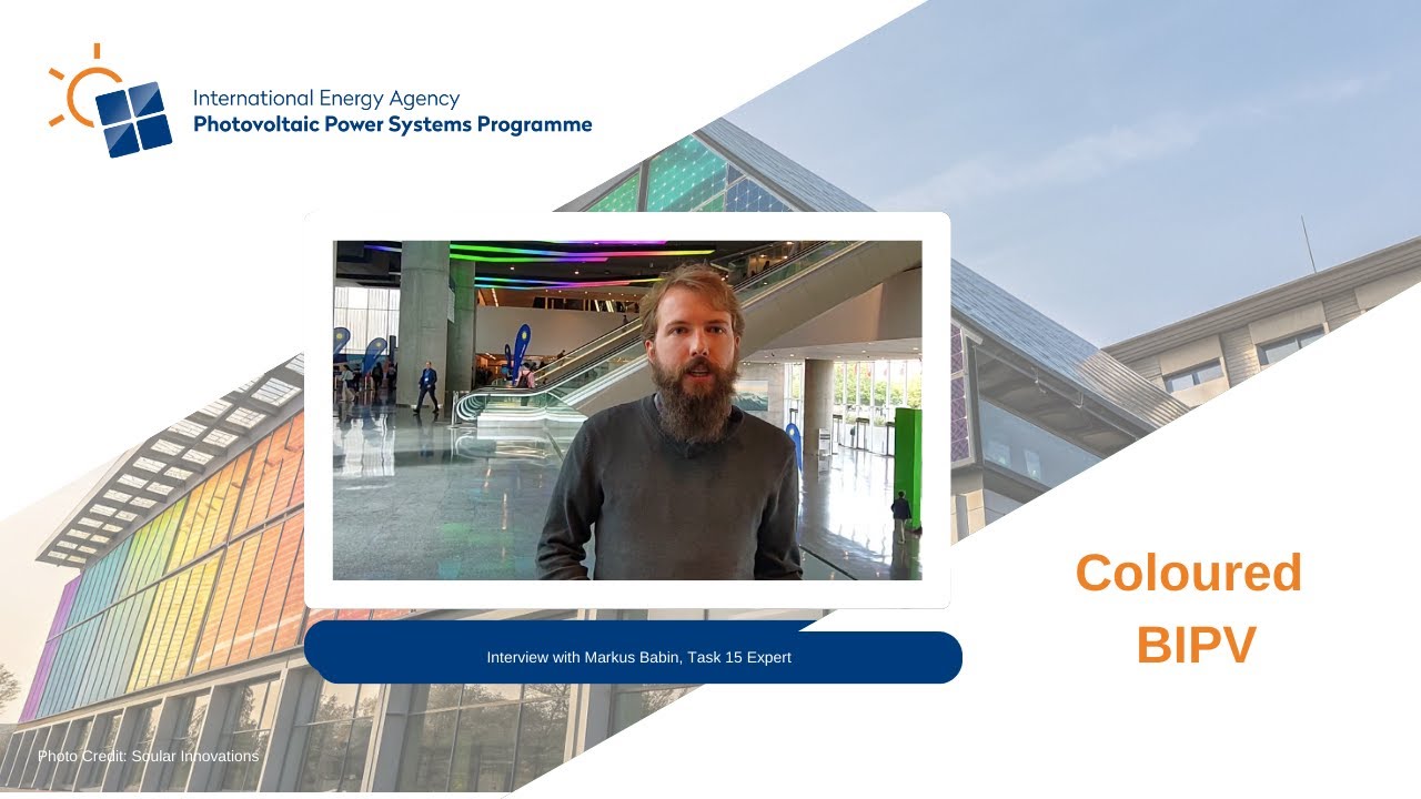 Coloured BIPV, Interview with Markus Babin, Task 15 Expert