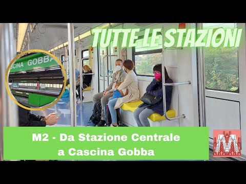 In viaggio sulla M2 da Stazione Centrale a Cascina Gobba