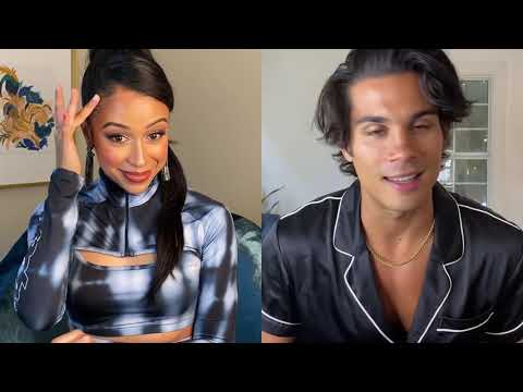 Liza Koshy   Drew Ray Tanner Try Cheesy Pickup Lines on Each Other Work It Netflix