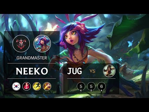 Neeko Jungle vs Nidalee - KR Grandmaster Patch 9.12