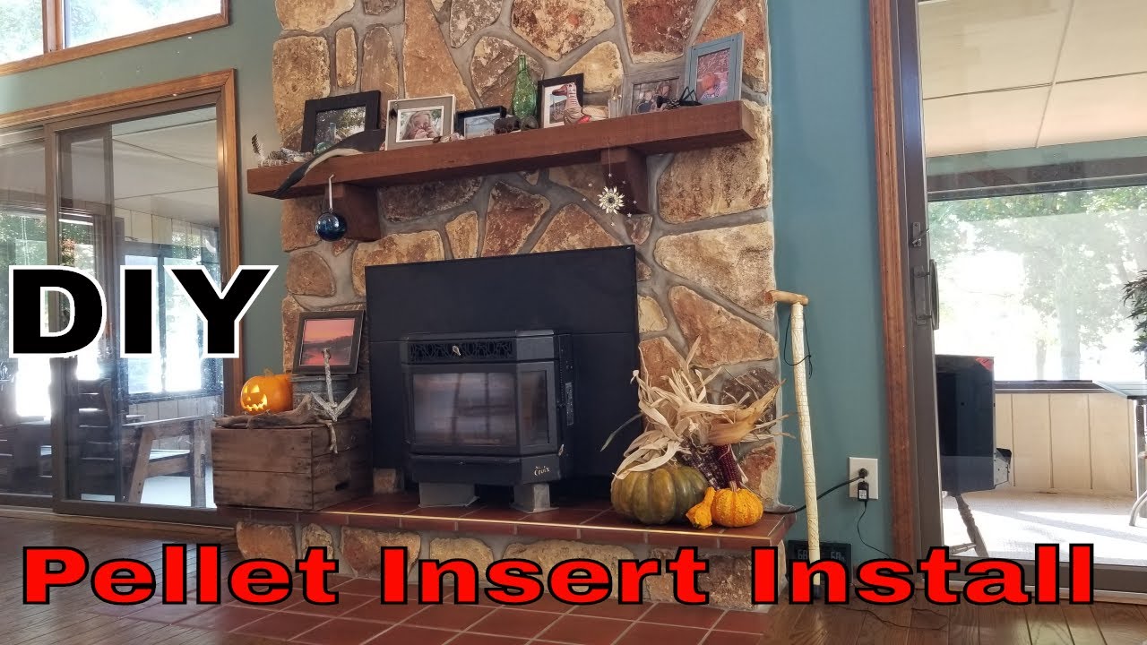 Pellet Stove Insert Installation - Self Install - DIY