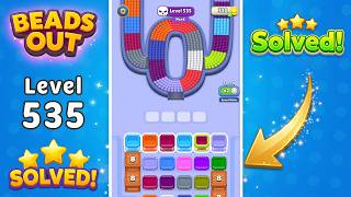 [NEW UPDATE] Beads Out - Level 535 Walkthrough 🧩 | Solution & Gameplay (Voodoo) 🔴