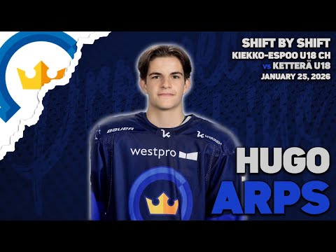 Hugo Arps vs Ketterä U18 | Jan 25 2026 | 2027 NHL Draft