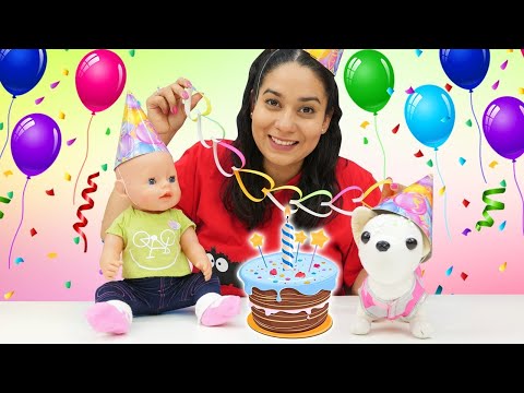 Puppen Mama Video mit Baby Born Emily. Die Geburtstagsparty. 4 Folgen am Stück