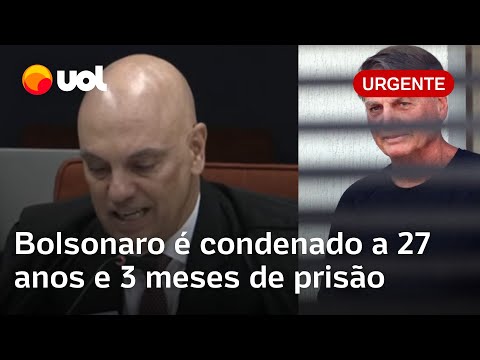 Bolsonaro sentenced by the Supreme Court to 27 years and 3 months in prison for coup plot