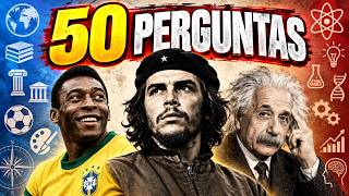 50 PERGUNTAS PARA TESTAR SEUS CONHECIMENTOS GERAIS ✅🤔🧠🌎📚 | O Incrível Zé | QUIZ