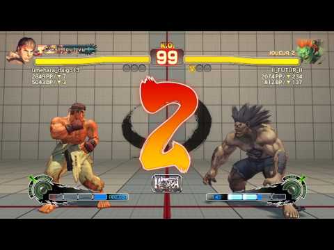 USF4 II_FUTUR_II (blanka) vs Umehara_daigo13 (ryu)
