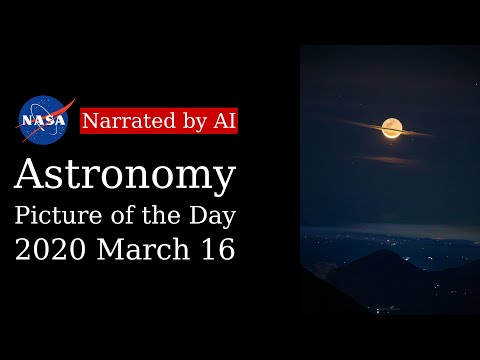 APOD: 2020-03-16 - A Moon Dressed Like Saturn (Narrated by Emma)