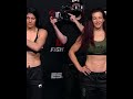 Ketlen Vieira and Miesha Tate face off before #UFCVegas43 main event | #Shorts