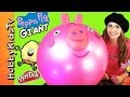 GIANT Play Doh PEPPA PIG Surprise Egg Head And A SPONGEBOB Chocolate Egg