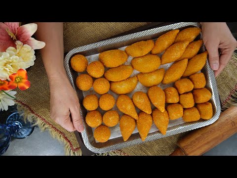 1 BASIC DOUGH 5 FLAVORS OF CROQUETTES! Chicken, Cheese, Meat and others
