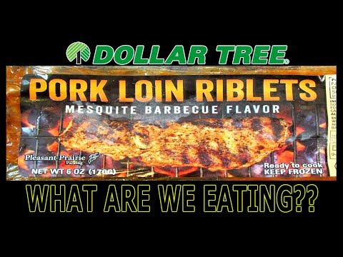 Dollar Tree ONE DOLLAR BBQ Pork Ribs!! - WHAT ARE WE...