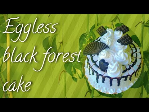 Eggless black forest cake full video