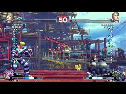 gatorinnguru [Cody] vs kurohige1011 [Cody] SSF4 Japanese Online Ranked Matches - TRUE-HD