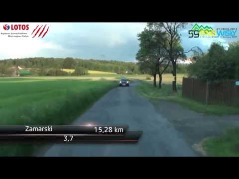 59 Rajd Wisły 2013 - Zamarski 3/7 onboard