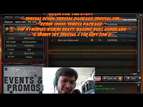 CrossFire Philippines 2019: -VIP SPECIAL 4 VIP/NYMSPHS/KUKRI BEAST/RAGING BULL GUNBLADE/G SPIRIT SET