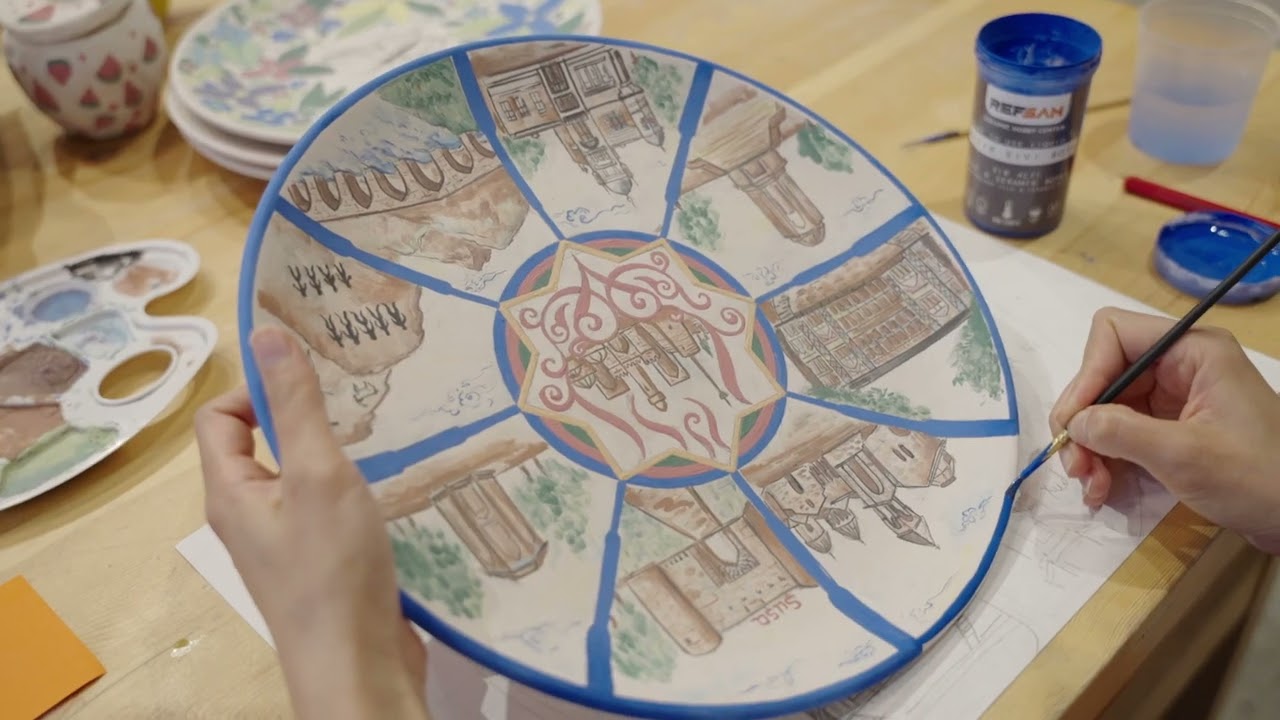 Keramik qablarda kompozisiyaların işlənməsi texnikası