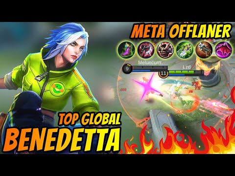 Meta Benedetta Offlaner | Fast Rotation & Fast Hand | Gameplay Top Global Benedetta ~ MLBB