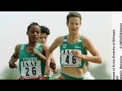 Sonia O Sullivan Winning Gold At The World Cross County Championships 1998 Short Course
