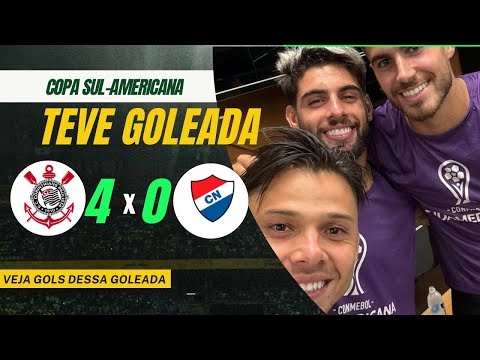 #Corinthians x Nacional(PAR) | GOLEADA NA ARENA NEO QUÍMICA | COPA SUL-AMERICANA | Veja os Gols