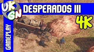[4K] Desperados III [PS4] First 20 minutes of gameplay