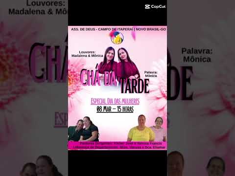 chá da tarde em Novo Brasil -Go #deustemumapalavrapravoce