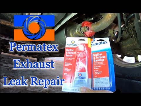 How to Repair an Exhaust Leak | Using Permatex Muffler and Exhaust Sealer
