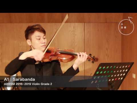ABRSM GRADE 2 2016-2019 Violin Exam Pieces A1: Sarabanda