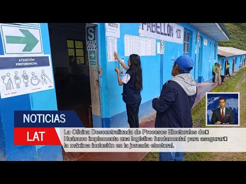 Huánuco garantiza el voto: Mesas de sufragio en 69 centros poblados