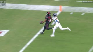 Emari Demercado FUMBLES BALL At Goal Line CAUSING TOUCHBACK vs Titans 😳