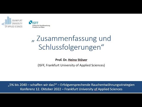 Zusammenfassung - Prof. Heino Stöver