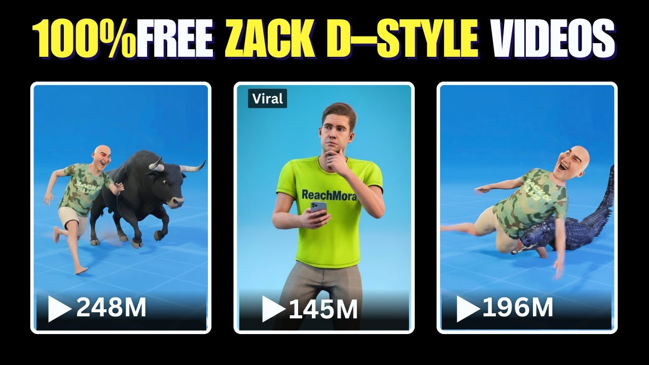 How I Made Zack D–Style AI Shorts for FREE (Full Tutorial)