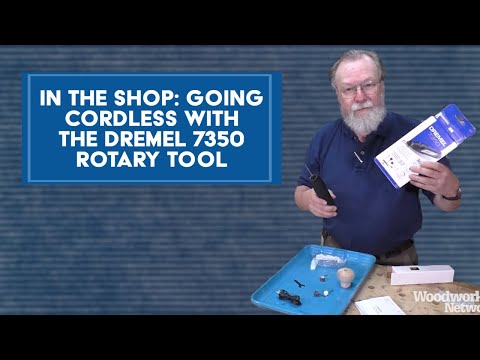 Dremel 7350 4V Cordless Rotary Tool Kit with 5 Accessories and USB-C Rechargeable Battery - Single Speed for Carving, Engraving, Sanding and Cleaning video review thumbnail