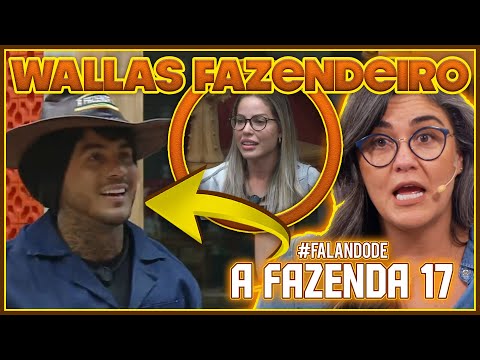 🚨🔥AFazenda17: Wallas vence a Prova do Fazendeiro e volta ameaçando Saory e Duda com ajuda de Matheus