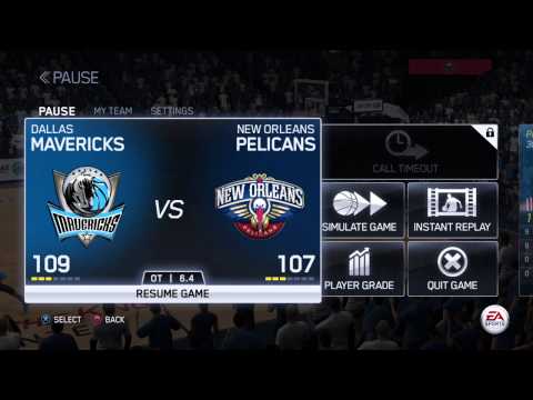 NBA LIVE 15 playoffs round 1 triple overtime