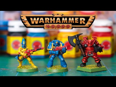 Painting Warhammer like it's 1994